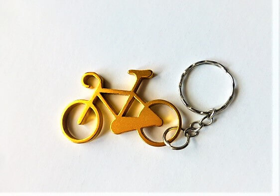 Kerékpár bicikli bringa kulcstartó sörnyitó